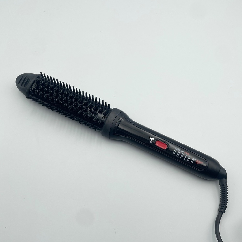 BaByliss Pro Rapido Thermal Round Ionic Brush Nano Titanium Black Tested Works